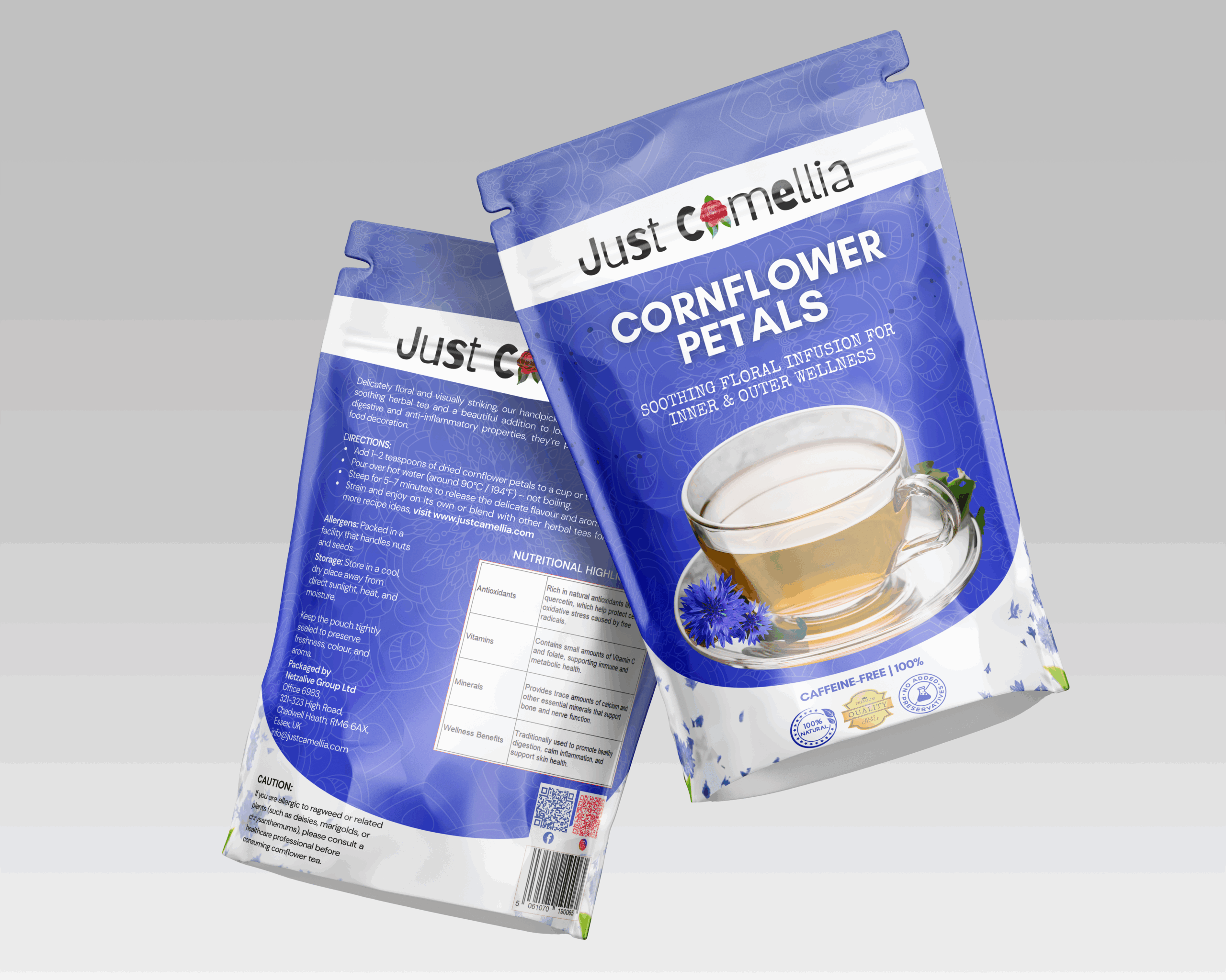 Just Camellia Cornflower Petals