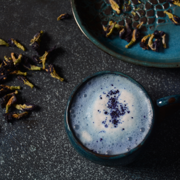 Blue Butterfly Pea latte