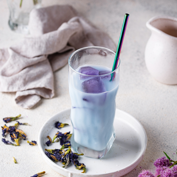 Blue Butterfly Pea latte