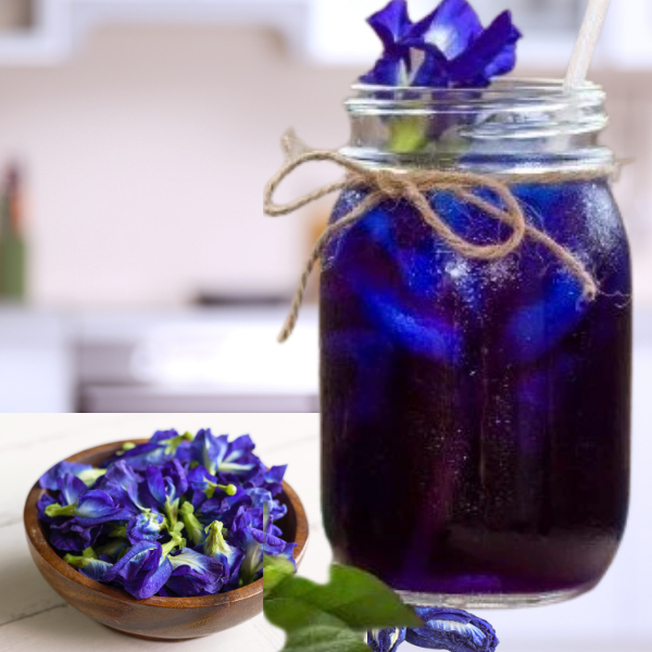 Blue Butterfly Pea lemonade
