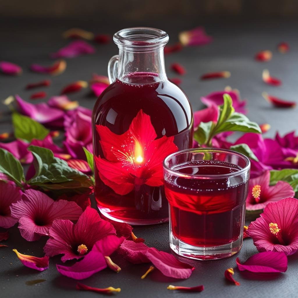 Hibiscus Syrup