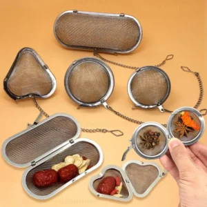Stainless Steel Tea & Spice Infuser – 4 Shapes & Sizes